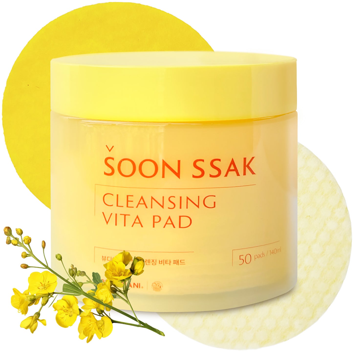 [BEAUDIANI] Soon Ssak Cleansing Vita Pads 50 Sheets