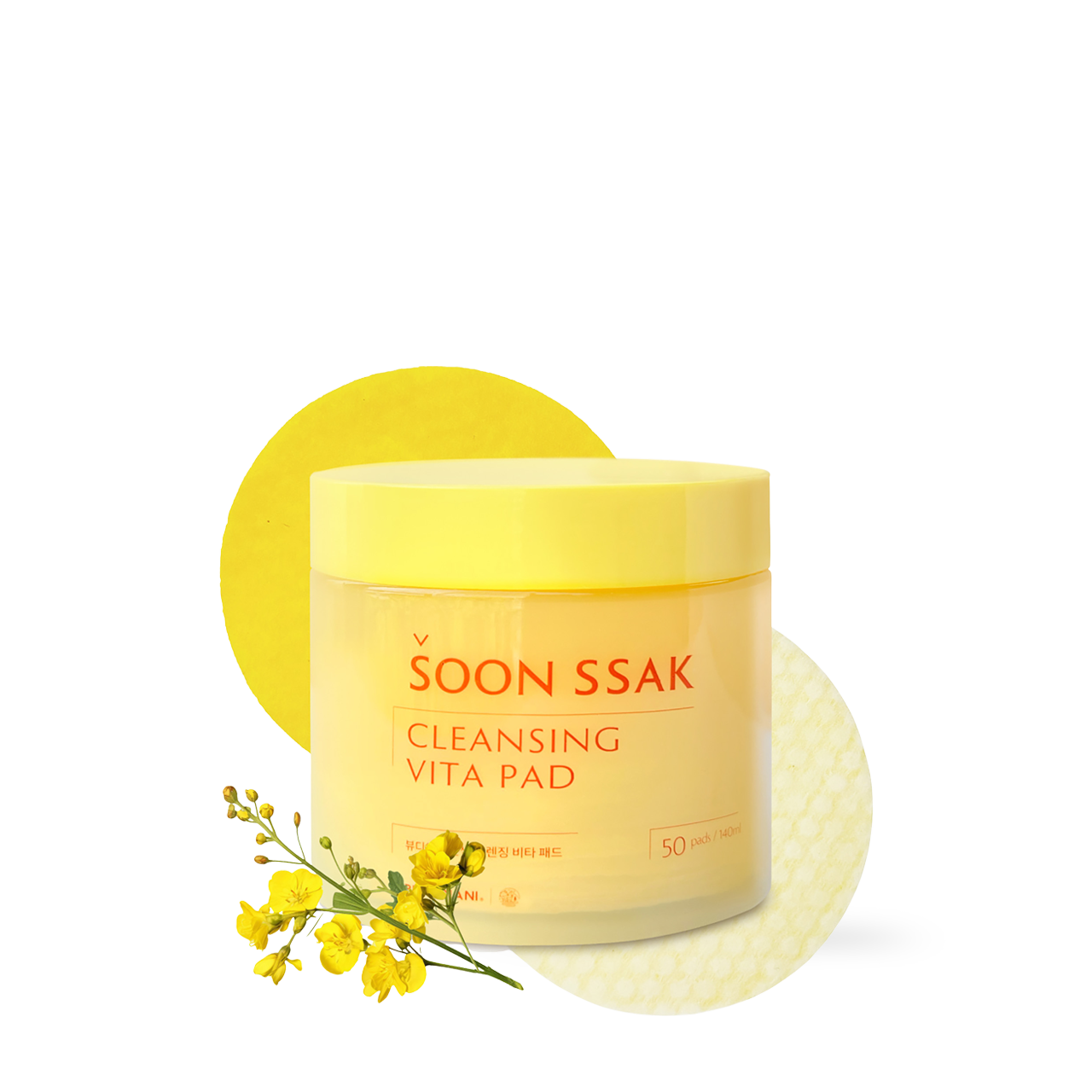 [BEAUDIANI] Soon Ssak Cleansing Vita Pads 50 Sheets