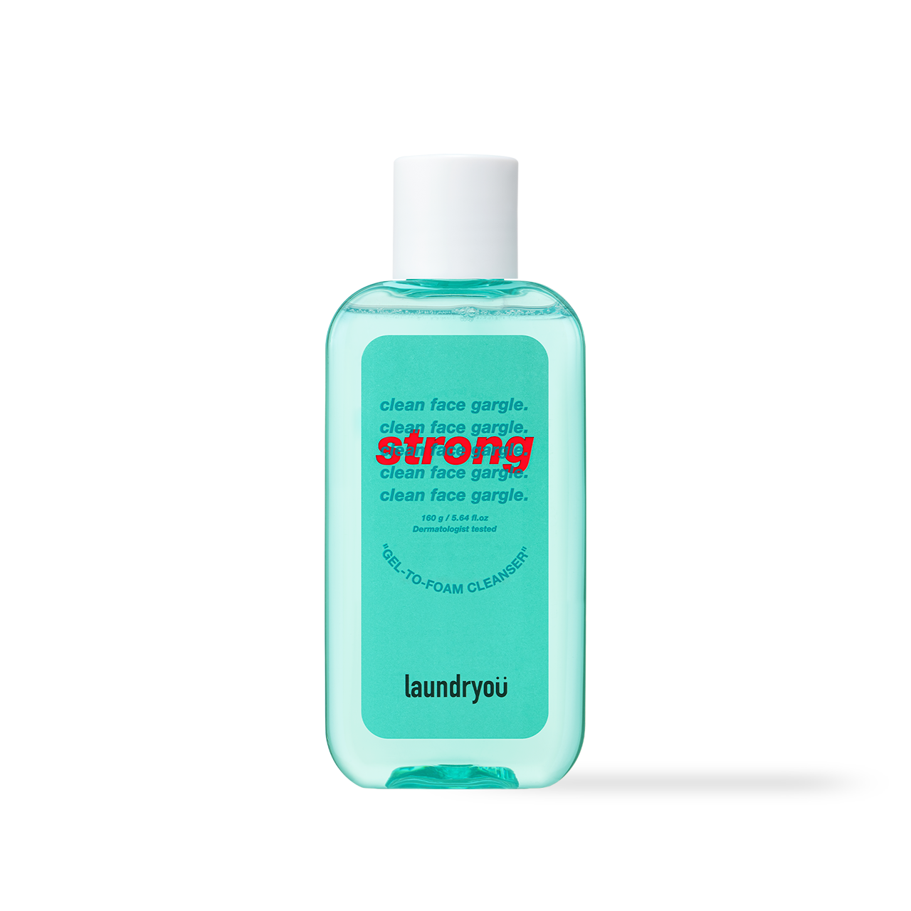 [laundryou] Clean Face Gargle Gel-to-Foam Cleanser Strong 160g