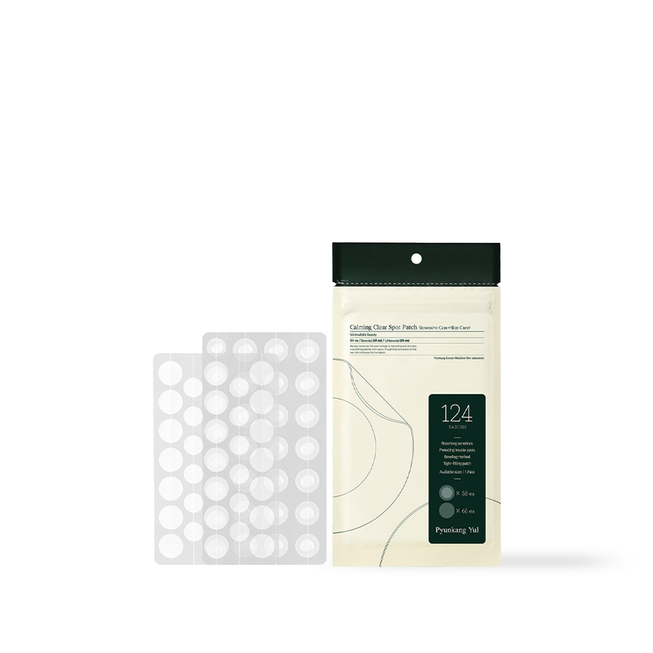 [PyunkangYul] Calming Clear Spot Patch (Intensive Care+Slim Care) 124ea