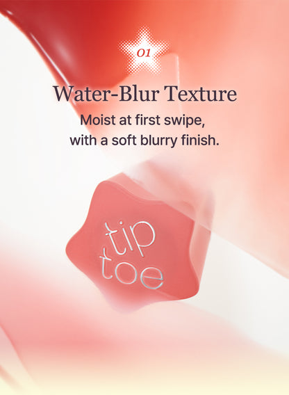 [Tiptoe] Blurlet Sorbet Tint 4ml - 6 Colors