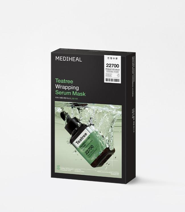 [MEDIHEAL] Teatree Wrapping Serum Mask Calming Hydra 10ea