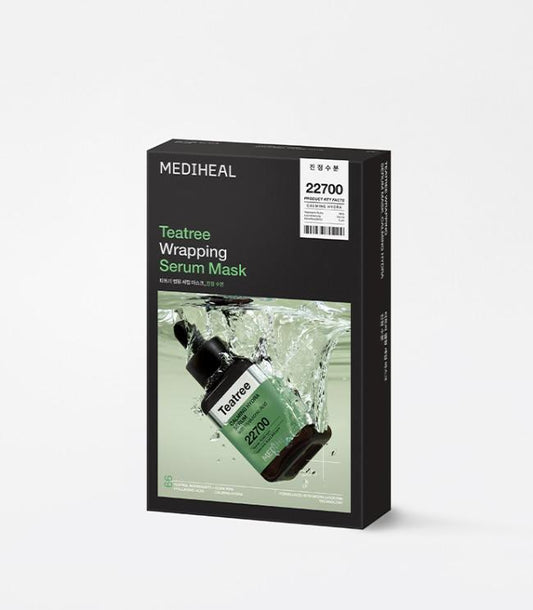 [MEDIHEAL] Teatree Wrapping Serum Mask Calming Hydra 10ea