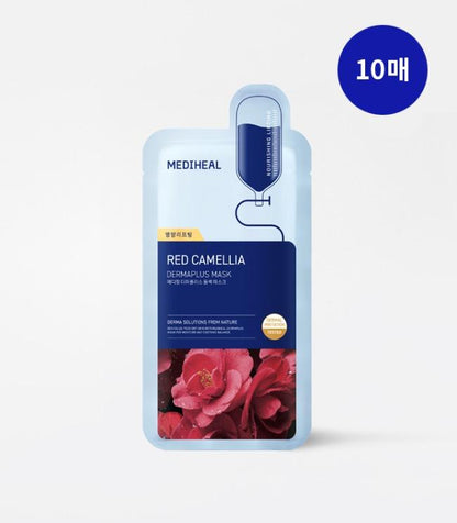[MEDIHEAL] Derma Plus Camellia Mask 10ea