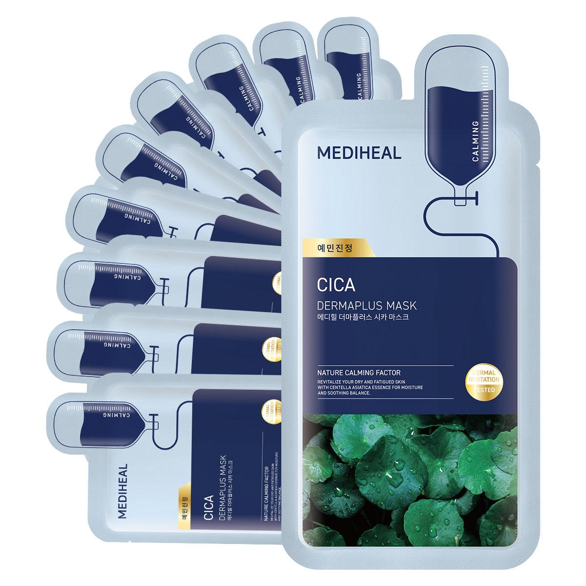 [MEDIHEAL] Derma Plus Cica Mask 10ea