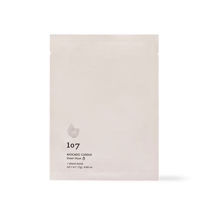 [107] AVOCADO CUDDLE Sheet Mask (5 sheets set) 25g*5sheets