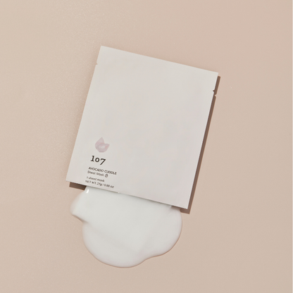 [107] AVOCADO CUDDLE Sheet Mask (5 sheets set) 25g*5sheets