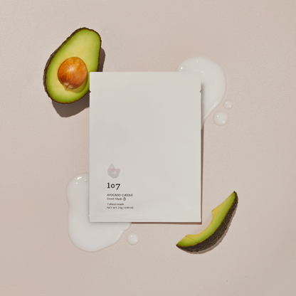 [107] AVOCADO CUDDLE Sheet Mask (5 sheets set) 25g*5sheets
