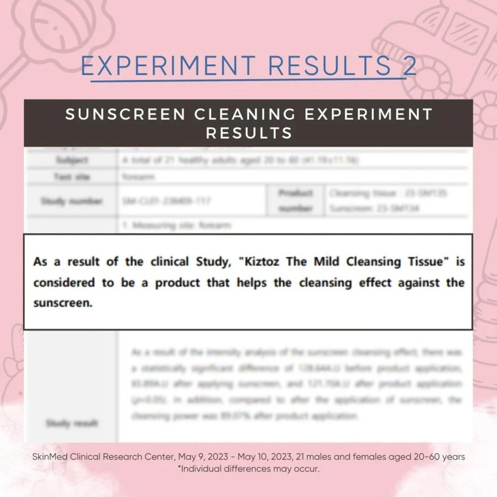 [Kiztoz] The Mild Cleansing Tissue - 30 Sheets