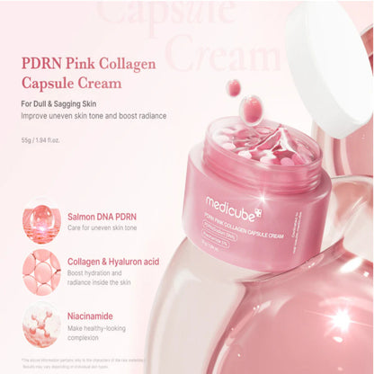 [medicube] PDRN Pink Collagen Capsule Cream 55g