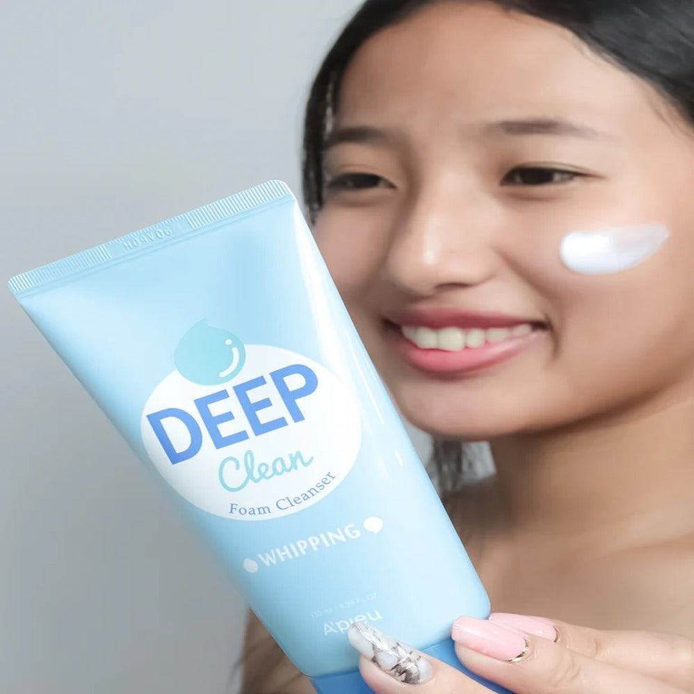 [A'PIEU] Deep Clean Foam Cleanser [Whipping] 130ml