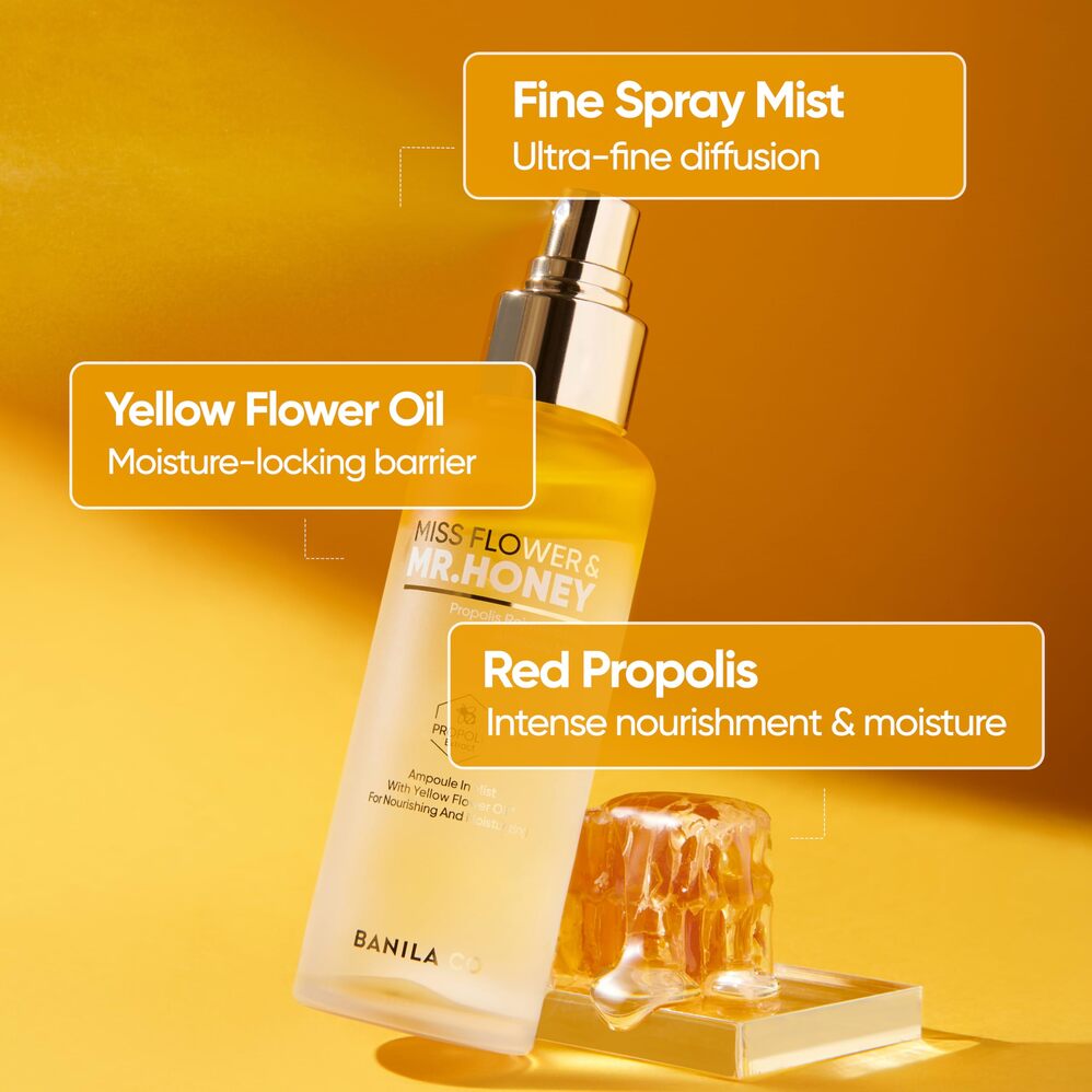 [BanilaCo] Miss Flower & Mr.Honey Propolis Rejuvenating Ampoule Mist 99ml