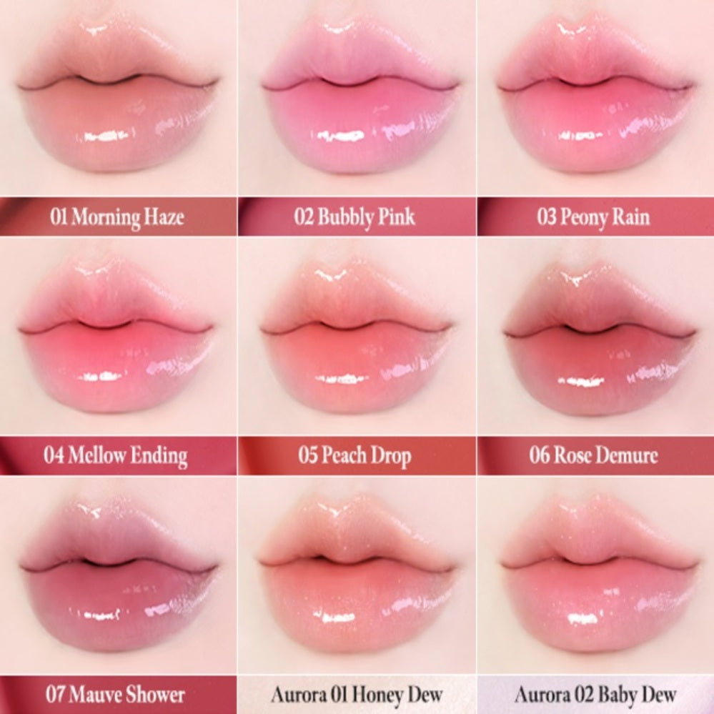[milktouch] Dew Stain Sheer Lip Gloss 02 Bubbly Pink 4g