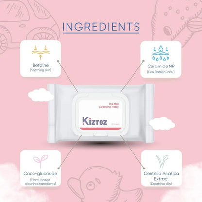 [Kiztoz] The Mild Cleansing Tissue - 30 Sheets