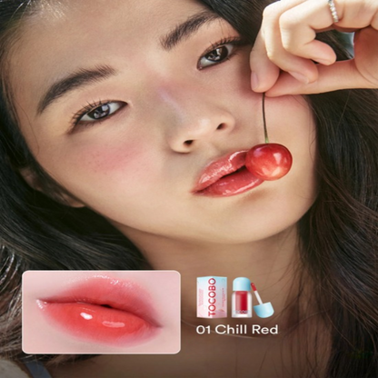 [TOCOBO] Juicy Berry Plumping Lip Oil 01 Chill Red 4g