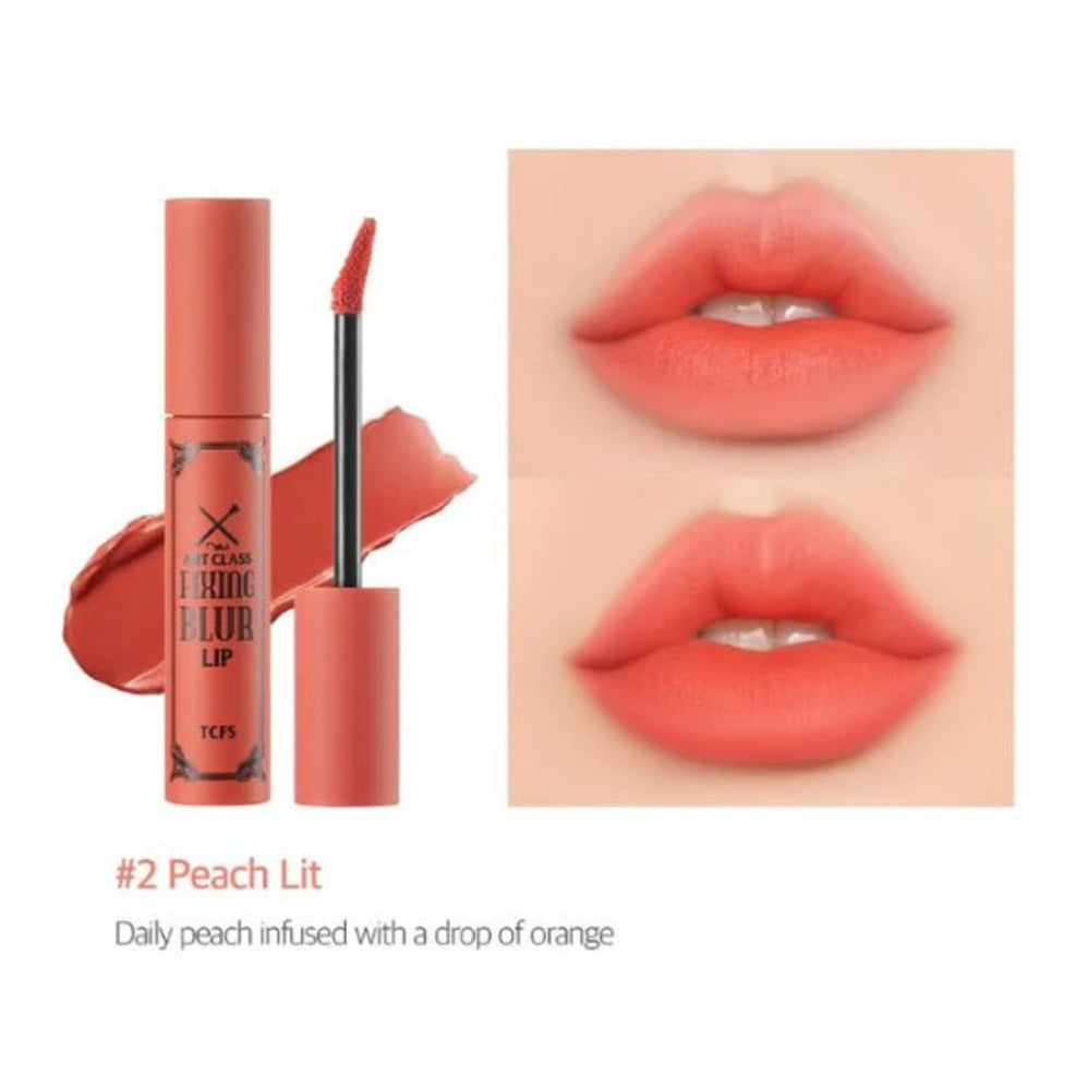 [TooCoolForSchool] Artclass Fixing Blur Lip #2 Peach Lit 4.5g
